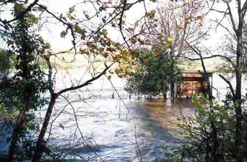 Old Womans Hut Nearly Flooded